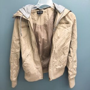 Tan/Khaki Bomber Jacket